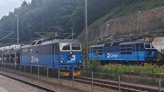 Zugverkehr im Elbtal Überwiegend BR 372 [upl. by Anaud]