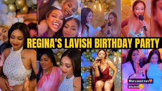 Regina Daniels Lavish Birthday Party Uche Montana Sonia Uche Destiny Etiko Shutdown Abuja For Her [upl. by Rawde577]