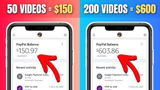 Get Paid 600 Per Day To Watch YouTube Videos Earn FREE PayPal Money For Watching Online [upl. by Hnaht]