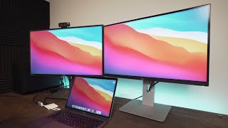 The NEW M1 MacBooks  Can You Use Two External Displays [upl. by Yehtomit]