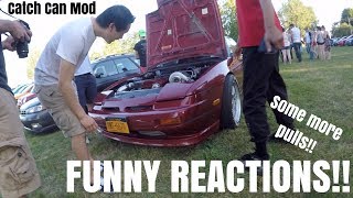 Funny Reactions BIG TURBO RB Swap 240SX 1 [upl. by Iruahs827]