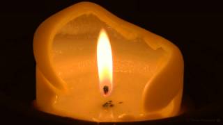 Virtual Candle Close Up Candle with Soft Crackling Fire Sounds Full HD [upl. by Repsaj]