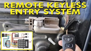 Keyless Entry System Installation Detailed Version [upl. by Alfie]