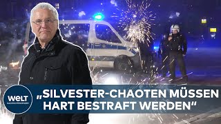 quotBürgerkriegsähnliche Zuständequot in der Silvesternacht  Harte Strafen gefordert [upl. by Twitt]