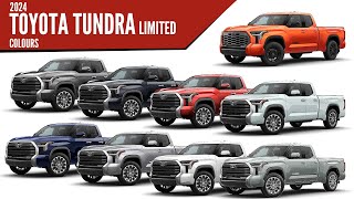 2024 Toyota Tundra Limited – All Color Options – Images  AUTOBICS [upl. by Grethel]