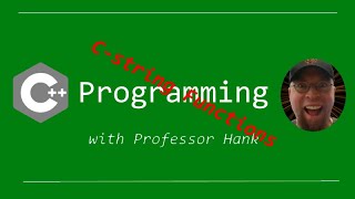 C Tutorial cstring functions in the library [upl. by Wilonah]