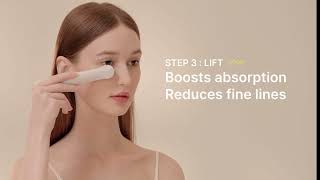 touchbeauty AURA  How to Use this Eye Firming amp Soothing System [upl. by Ulla]