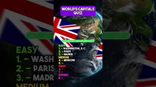 😱 ULTIMATE WORLDS CAPITALS QUIZ 🌍 shorts [upl. by Irmina]