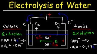 Electrolysis of Water  Electrochemistry [upl. by Bowers388]