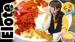 Japonesa prueba por primera vez ELOTE DE VASO  ESQUITES 🌽 [upl. by Ermin]