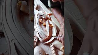 Wood relief carving process Good tools and machinery make work easy [upl. by Dihaz]