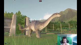 Jurassic World Evolution 2 gameplay  pt15  aletheitaliangamer  Incubiamo nuovi ibridi [upl. by Lanod]