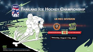 Young Ducks Orange VS Raptors Brave  Thailand ice hockey championship 2024  Div U8 Rec  Game 41 [upl. by Nosam]