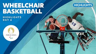 🏀 Wheelchair Basketball Highlights  Day 6  Paris 2024 Paralympic Games [upl. by Samal309]