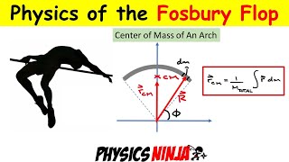 Physics of the Fosbury Flop Center of Mass of the Arch [upl. by Oznole]