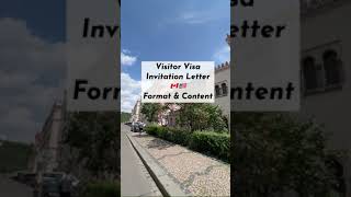 Visa Invitation Letter  Format Content and More canadavisa canadaimmigration usavisa [upl. by Woodcock329]