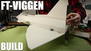 Flite Test  FTViggen  BUILD [upl. by Rabelais]