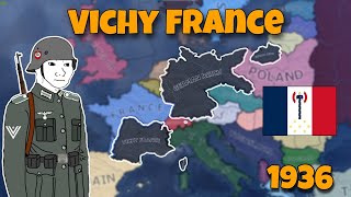 What if Vichy France existed in 1936  Hoi4 Timelapse [upl. by Garek]