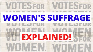 Suffragettes vs Suffragists Millicent Fawcett Emmeline Pankhurst amp Womens Suffrage Explained [upl. by Kelda740]