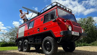 Its TIME Fitting Our SELFBUILT Pop Top Roof Conversion Expedition Camper Build [upl. by Kliman311]