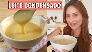 LEITE CONDENSADO CASEIRO COM LEITE LÍQUIDO  leite condensado caseiro com 2 ingredientes [upl. by Norse]