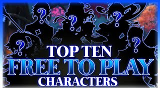 Top 10 BEST Characters For Free To Play Players  Genshin Impact [upl. by Enitsenre404]