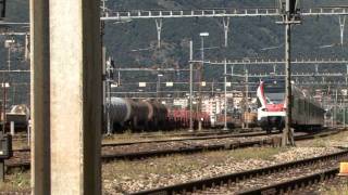 ferrovia FFS  SBB Linea S Gottardo Bellinzona e Biaschina [upl. by Anomer]