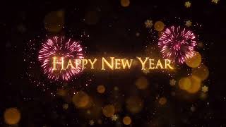 4K Video Happy New Year Greetings  Happy New Year Templates [upl. by Mahon683]