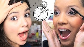 CHALLENGE maquillage sans miroir avec AMIVI  No mirror makeup challenge [upl. by Annodahs]