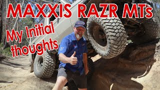 MAXXIS RAZR MT tyres First Impressions REVIEW [upl. by Cordey703]