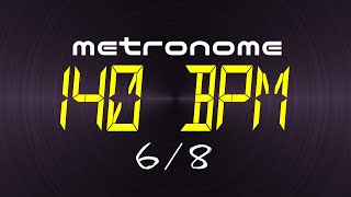 metronome 140 BPM 68 [upl. by Ecerehs]