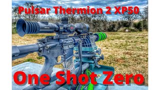 How to Sight in the Pulsar Thermion 2 XP50 [upl. by Ravert174]