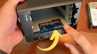 Upgrading memory in Synology DS220 with crucial memory [upl. by Nomrac]