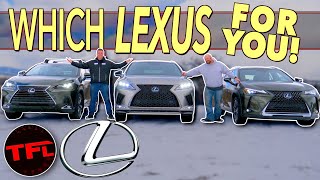 Lexus UX vs NX vs RX I Need A Funky And Fuel Efficient Car Which Should I Buy [upl. by Suivatna]