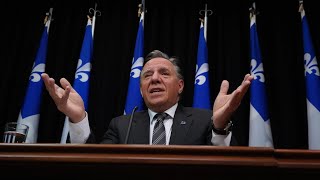 Point de presse du gouvernement du Québec sur la COVID19 [upl. by Ait]