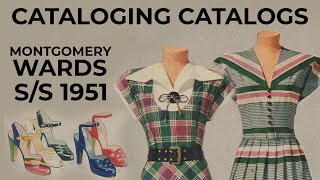 Summery 1950s Fashions  CATALOGING CATALOGS MW51 [upl. by Omer]