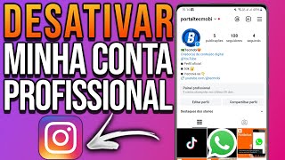 Como desativar conta profissional do Instagram 2024 [upl. by Malcom]