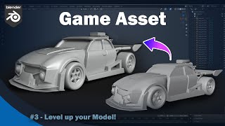 Game Asset Low Poly to High Poly 3D modeling in Blender  Tutorial for Beginners [upl. by Harehs]