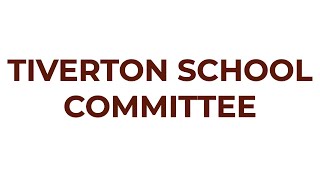 Tiverton School Committee Meeting of July 9th 2020 [upl. by Kinsman793]