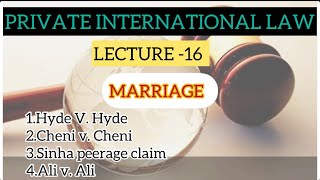 PRIVATE INTERNATIONAL LAWMARRIAGETOPIC 16MALAYALAM CLASS [upl. by Okime]