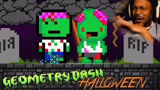 HALLOWEEN LEVELS  Geometry Dash 23 Halloween Special 2017 [upl. by Pearlman]