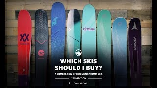 2019 Womens 100 mm All Mountain Ski Comparison [upl. by Timon]