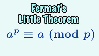 Fermats Little Theorem  A Proof of Fermats Little Theorem from Number Theory [upl. by Ytok748]