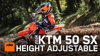 2024 KTM 50 SX – Adjust optimize race  KTM [upl. by Gurango367]