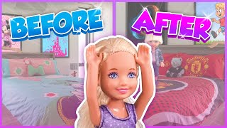 Barbie  Chelseas Bedroom Makeover  Ep197 [upl. by Manville]