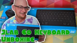 JLab Go Keyboard Unboxing Dual Wireless Connection [upl. by Brick482]