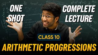 Arithmetic Progression Class 10 in One Shot 🔥  Class 10 Maths Chapter 5 AP  Shobhit Nirwan [upl. by Rintoul128]