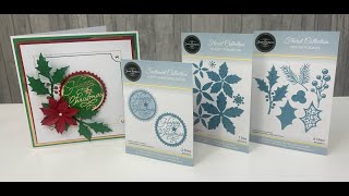 Essential Christmas Collection  Christmas Floral Card [upl. by Violeta]