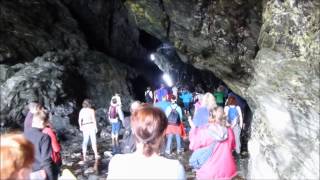 Merlins Cave Tintagel Cornwall [upl. by Avalsorim372]