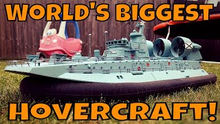 Brushless RC Hovercraft HG201  Worlds biggest Hovercraft Zubr Class LCAC 1110 [upl. by Andromede423]